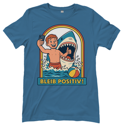 Bleib Positiv Hai Selfie Retro - Damen T-Shirt