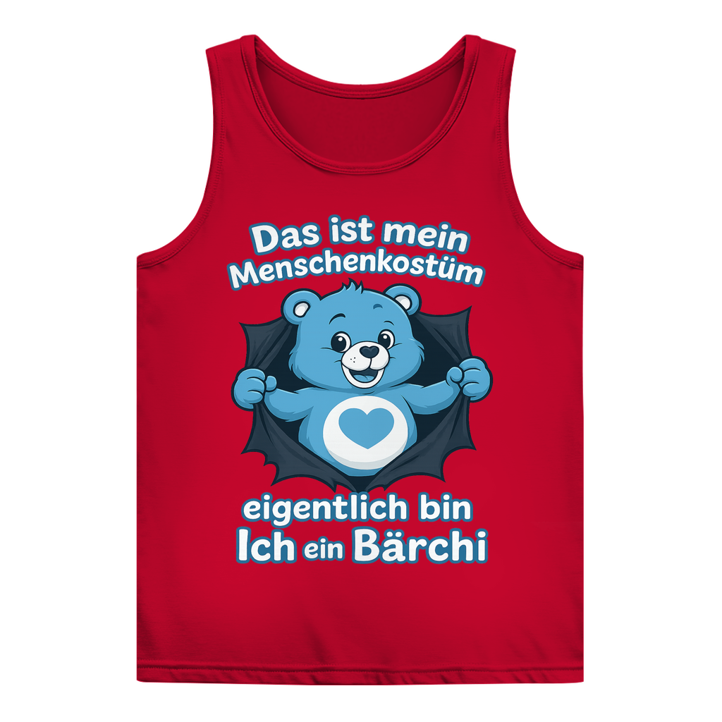 Damen Basic Tank Top Menschenkostüm eigentlich bin ich ein Bärchi