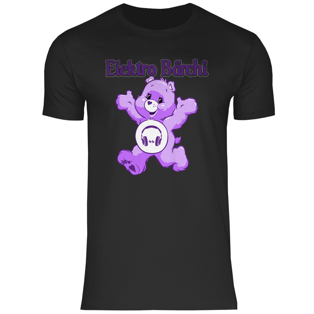 Elektro Bärchi - Glücksbärchi - Herren Shirt Black