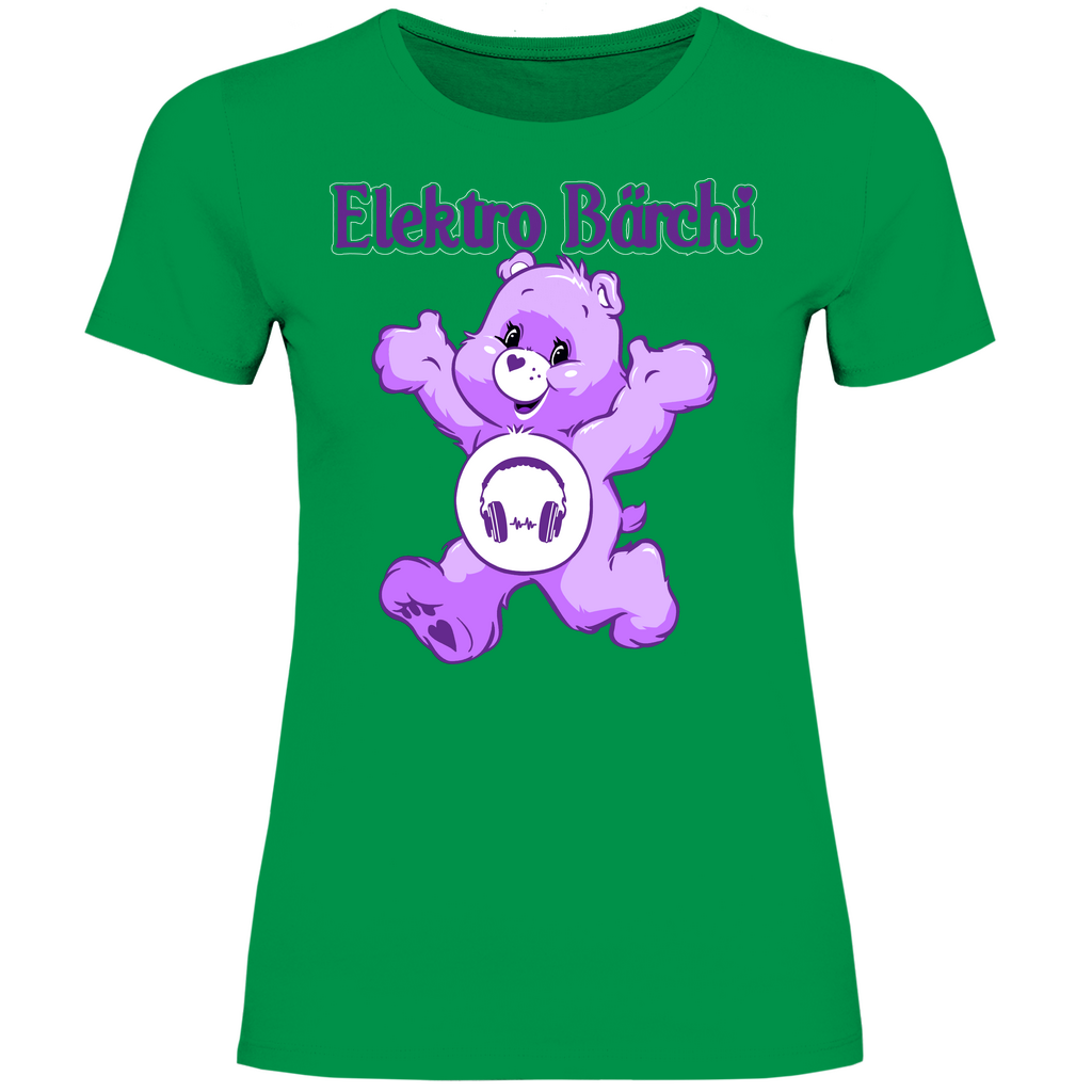 Elektro Bärchi - Glücksbärchi - Damenshirt Kelly Green