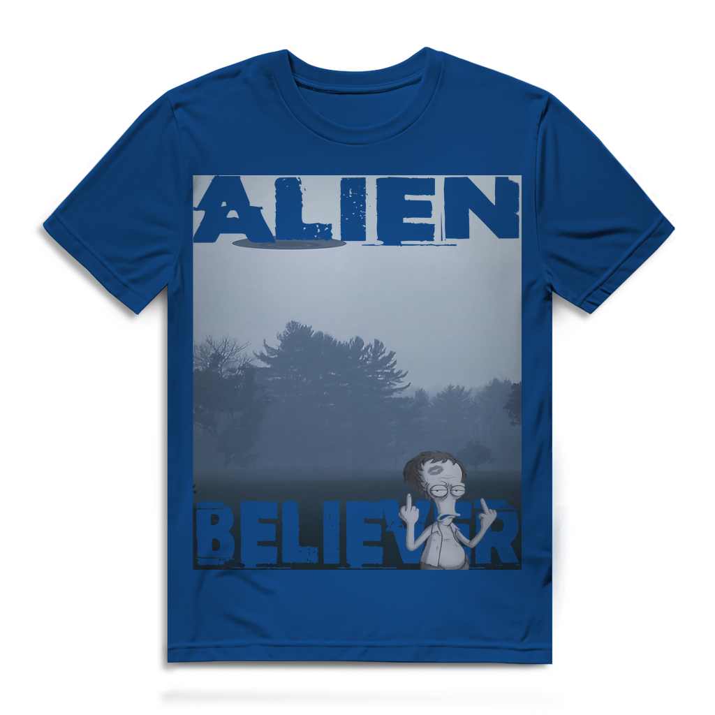 Alien Believer Roger - Herren Premium Bio T-Shirt Royal Blue