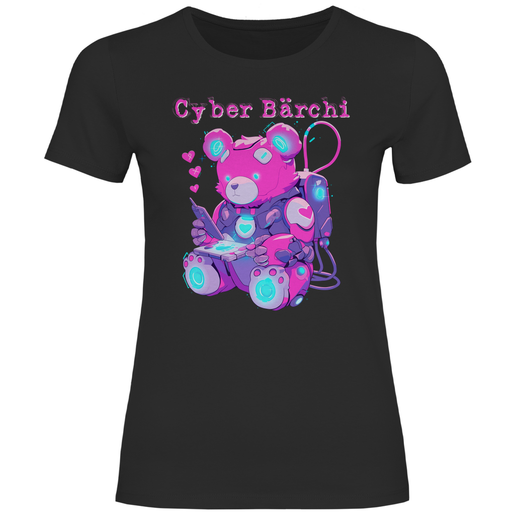 Cyber Bärchi - Glücksbärchi - Damenshirt