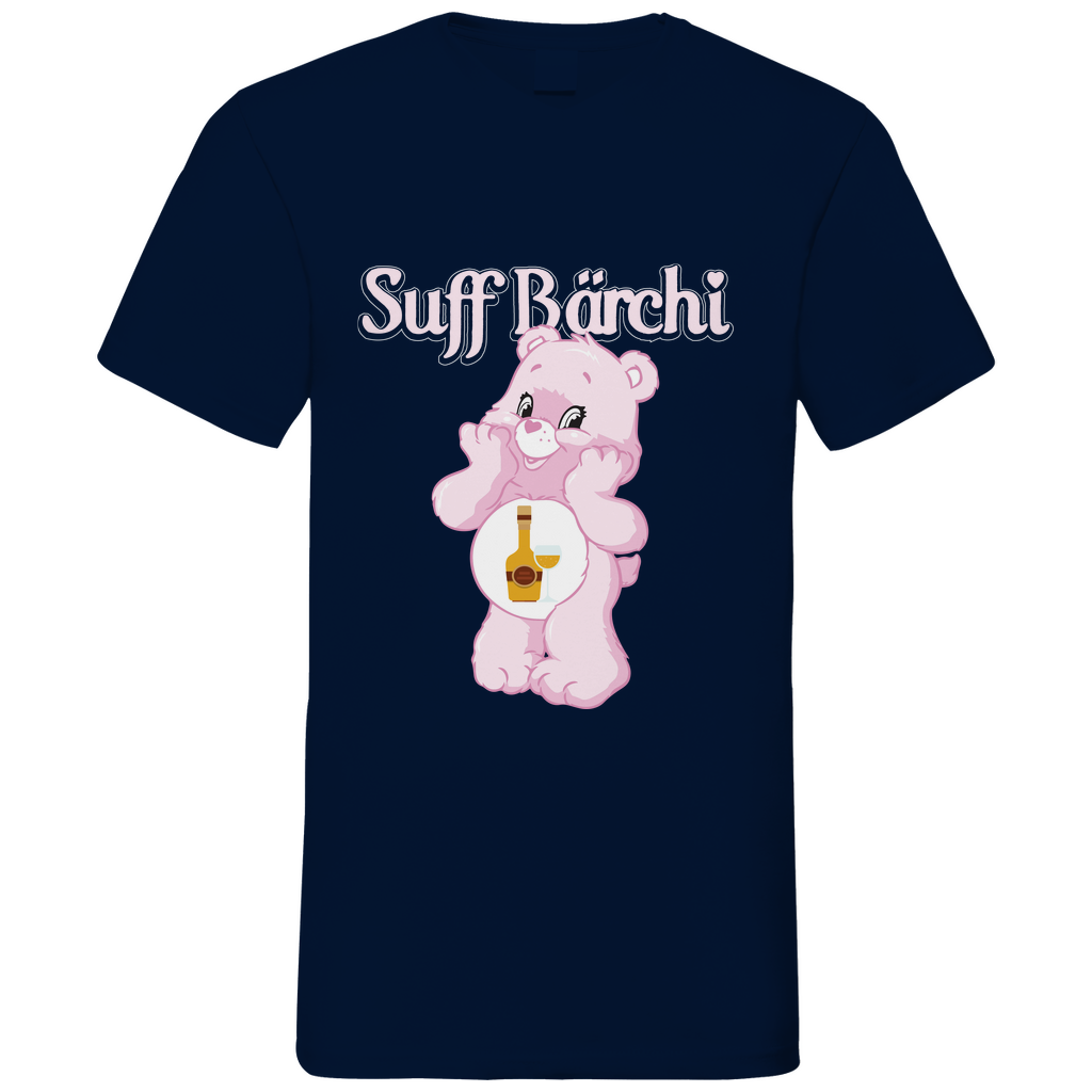Suff Bärchi - Glücksbärchi - Herren V-Neck Shirt
