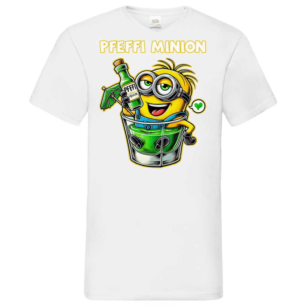 Pfeffi Minion - Herren V-Neck Shirt