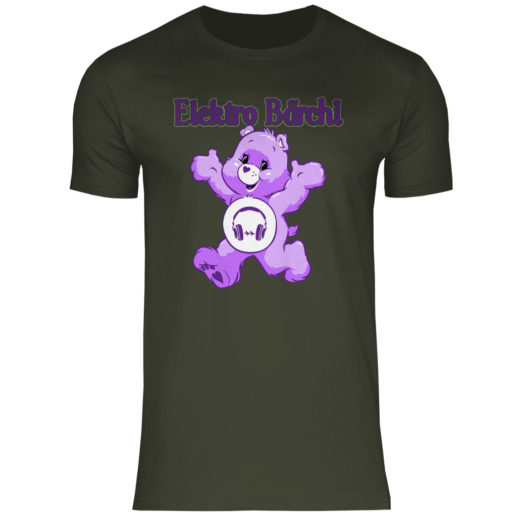 Elektro Bärchi - Glücksbärchi - Herren Shirt Urban Khaki