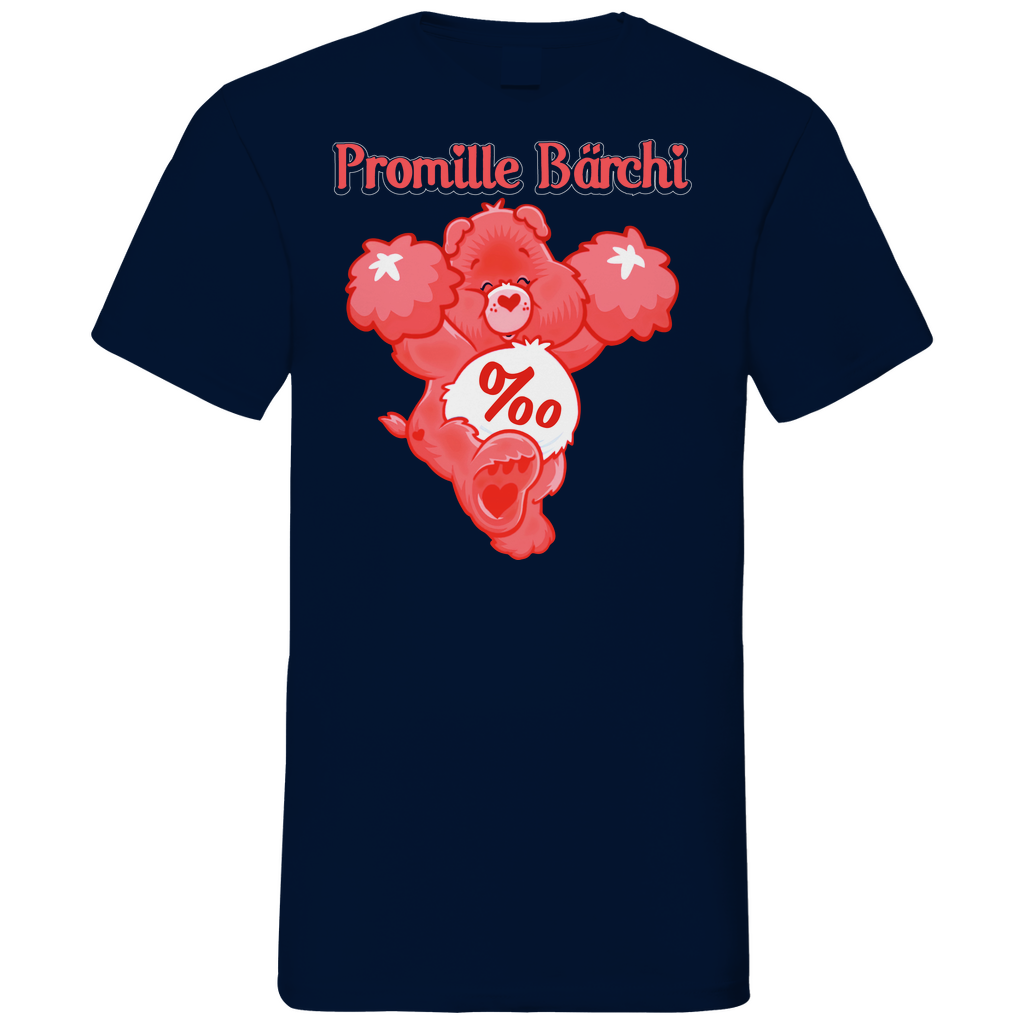 Promille Bärchi - Glücksbärchi - Herren V-Neck Shirt