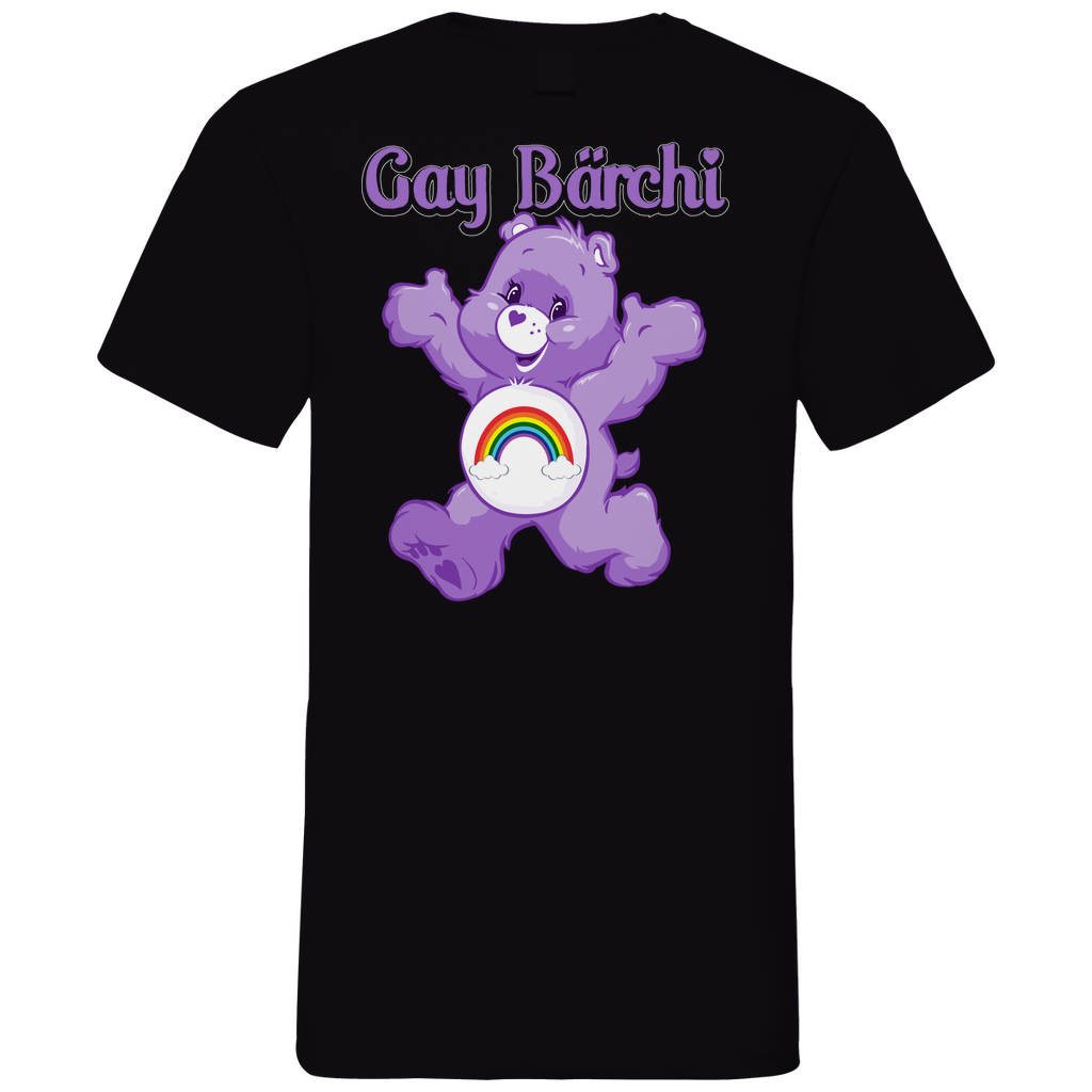 Gay Bärchi - Glücksbärchi - Herren V-Neck Shirt