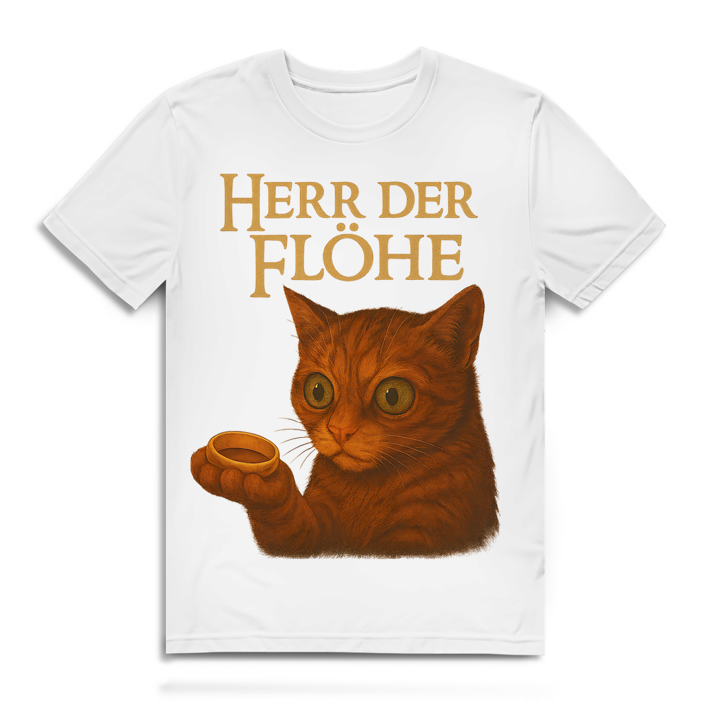 Herr der Flöhe - Herren Premium Bio T-Shirt White