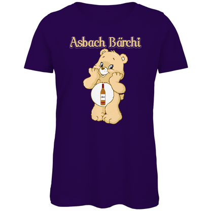 Asbach Bärchi - Glücksbärchi - Damen Premium Bio T-Shirt Urban Purple
