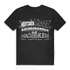 Motto Shirt Männer – Nachschenken statt Nachdenken für echte Genießer Black