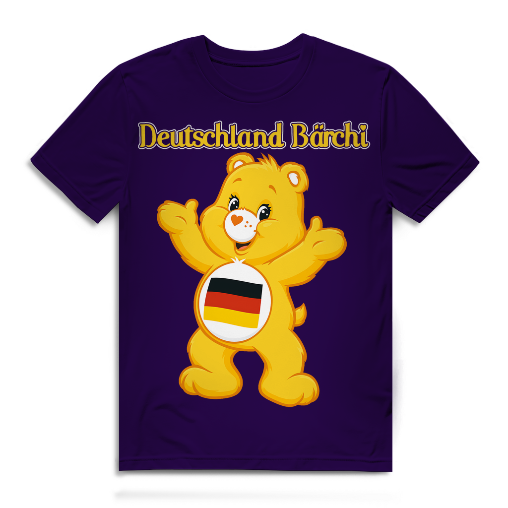 Deutschland Bärchi - Glücksbärchi - Herren Premium Bio T-Shirt Urban Purple