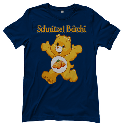 Schnitzel Bärchi - Glücksbärchi - Damenshirt Navy