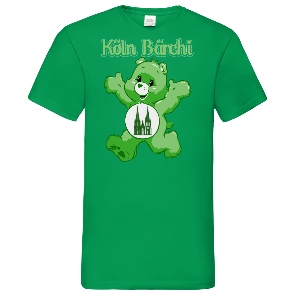 Köln Bärchi - Glücksbärchi - Herren V-Neck Shirt