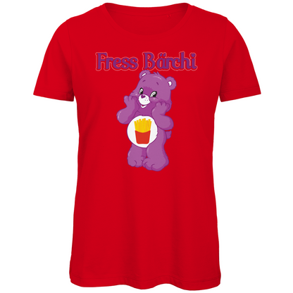 Fress Bärchi - Glücksbärchi - Damen Premium Bio T-Shirt Red