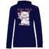 Wein Katzi Katze - Damen Hoodie Navy Blue