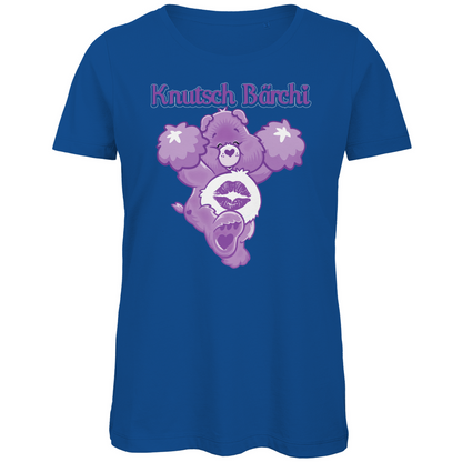 Knutsch Bärchi - Glücksbärchi - Damen Premium Bio T-Shirt Royal Blue