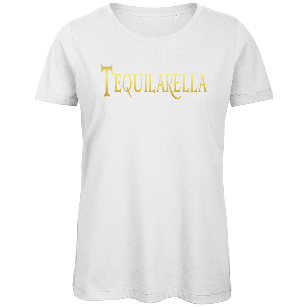 Tequilarella - Prinzessin Gold - Damen Premium Bio T-Shirt White