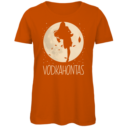 Mond Prinzessin - Vodkahontas - Damen Premium Bio T-Shirt Urban Orange