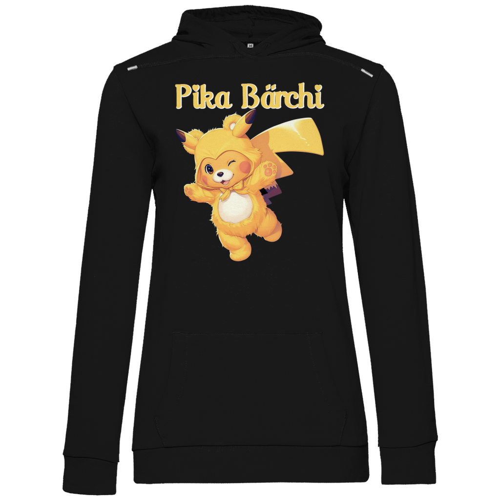 Pika Bärchi - Glücksbärchi - Damen Hoodie Black