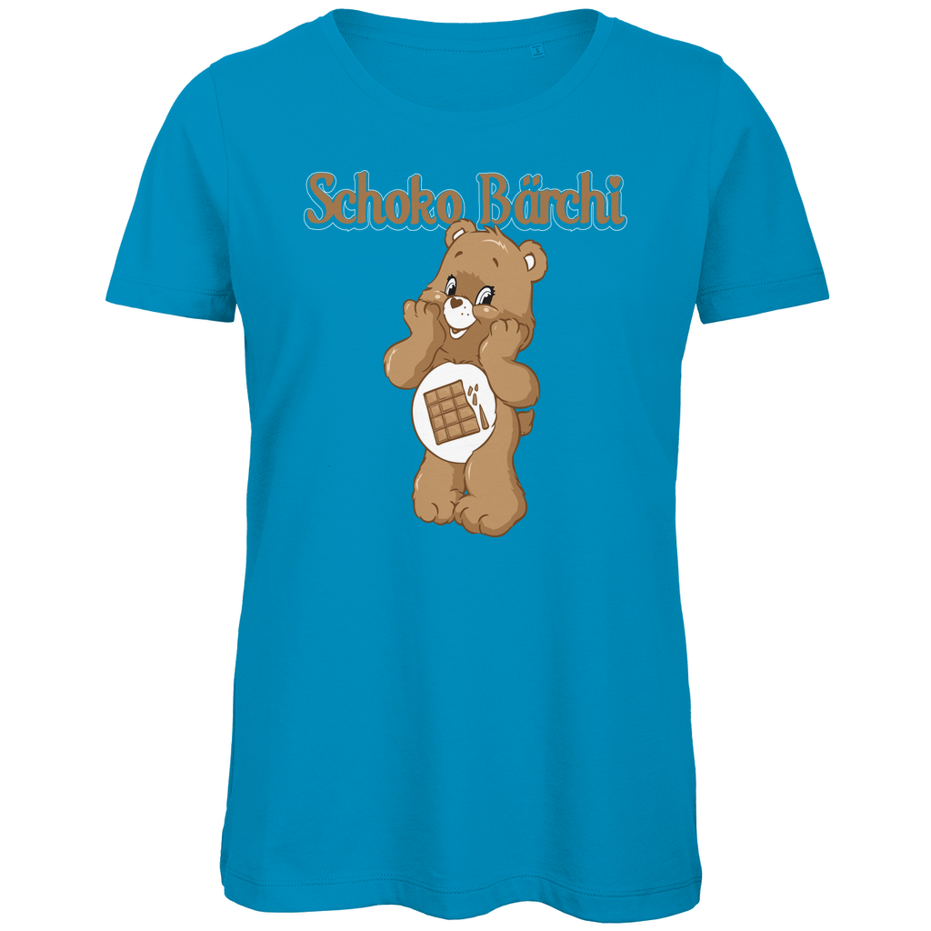 Schoko Bärchi - Glücksbärchi - Damen Premium Bio T-Shirt Atoll