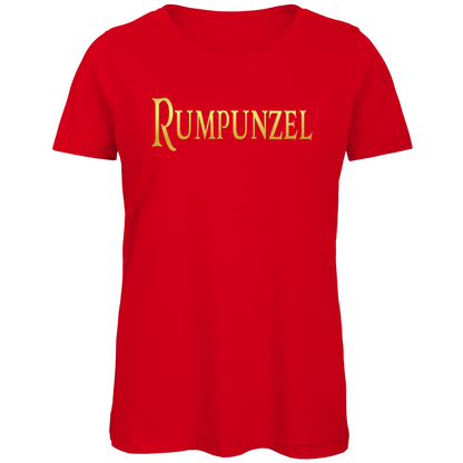 Rumpunzel - Prinzessin Gold - Damen Premium Bio T-Shirt Red