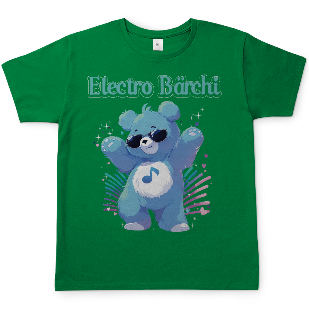 Electro Bärchi - Glücksbärchi - Herren Shirt Kelly Green
