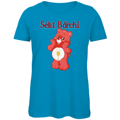 Sekt Bärchi - Glücksbärchi - Damen Premium Bio T-Shirt Atoll