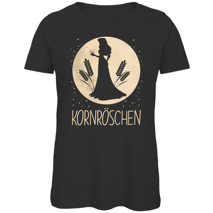Mond Prinzessin - Kornröschen - Damen Premium Bio T-Shirt Black