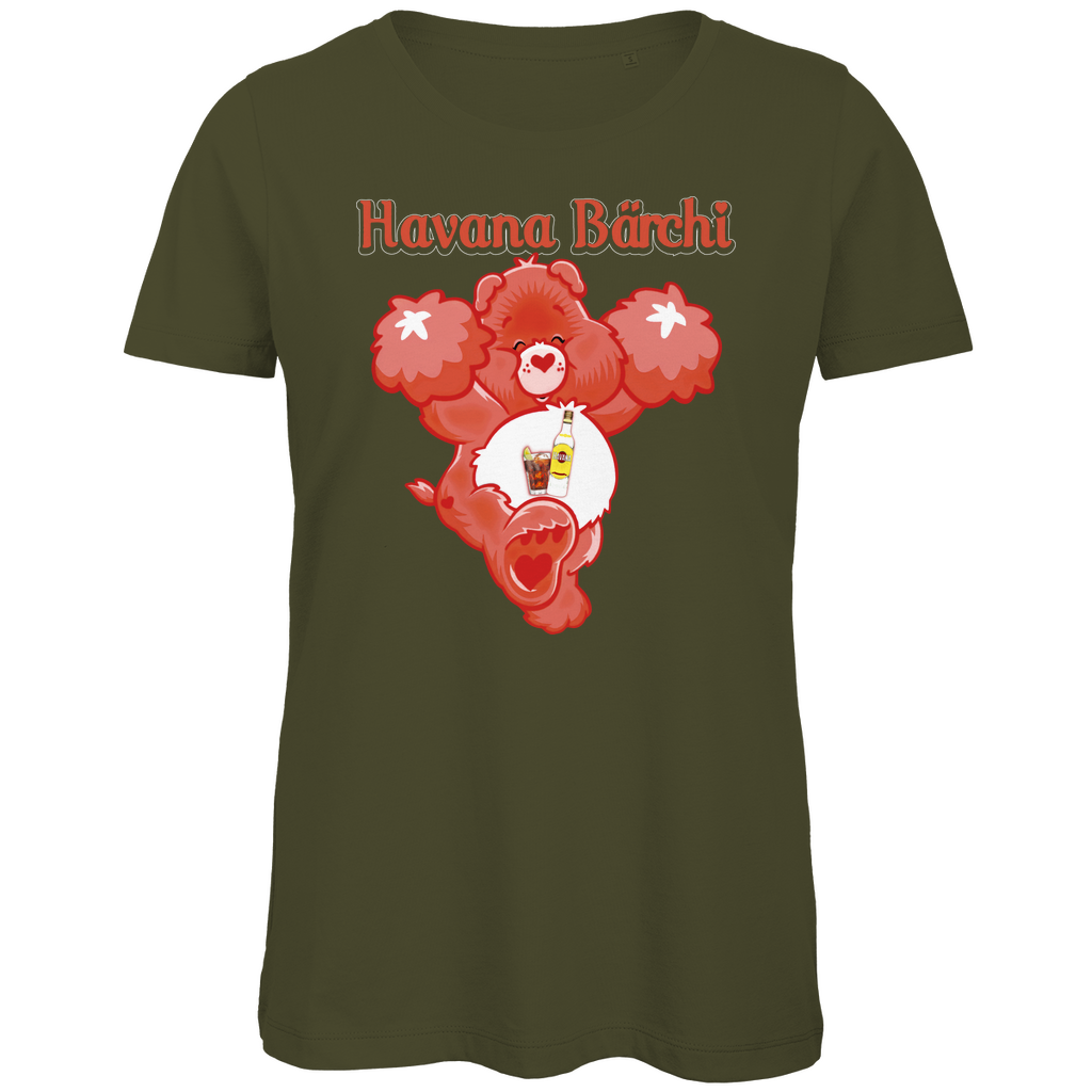 Havana Bärchi - Glücksbärchi - Damen Premium Bio T-Shirt Khaki