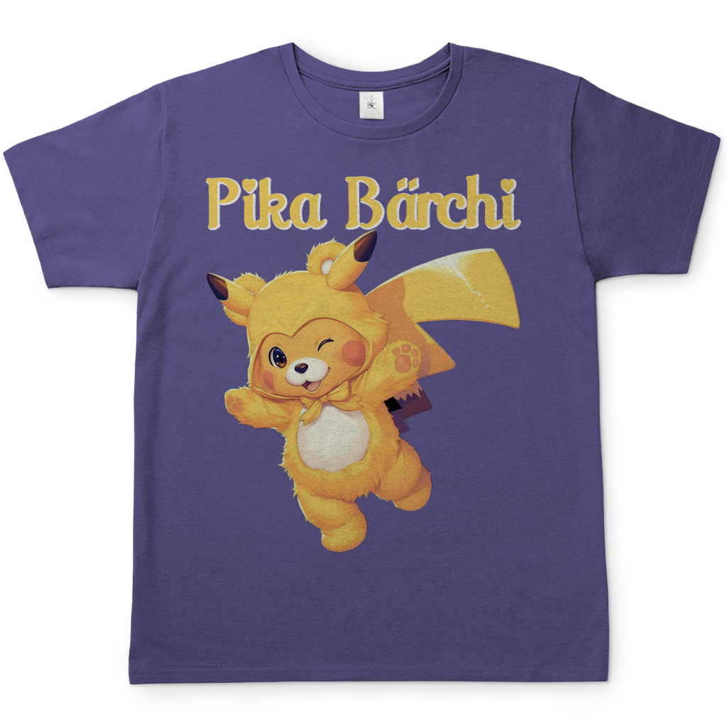 Pika Bärchi - Glücksbärchi - Herren Shirt Millennial Lilac