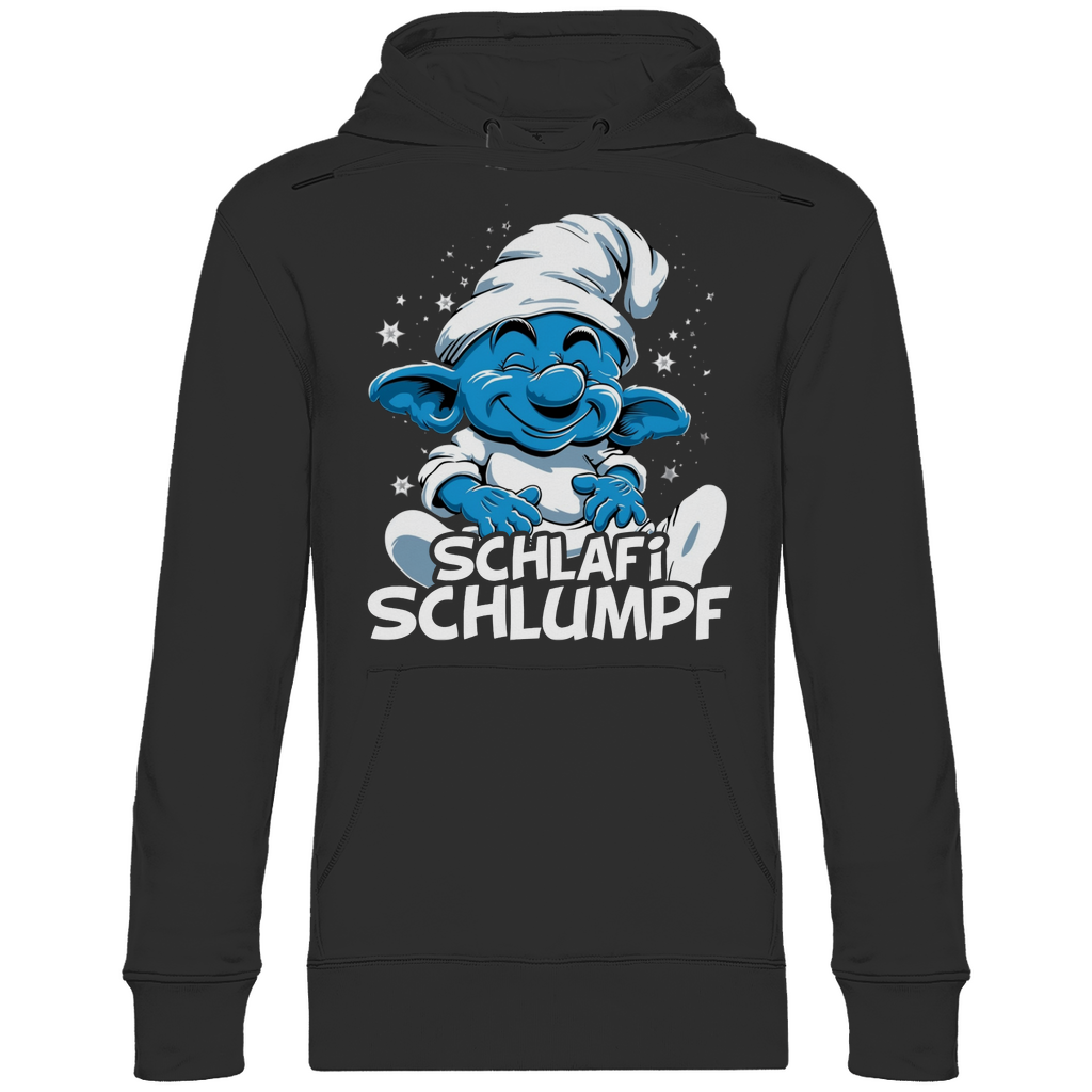 Schlafi Schlumpf Grafik - Unisex Hoodie