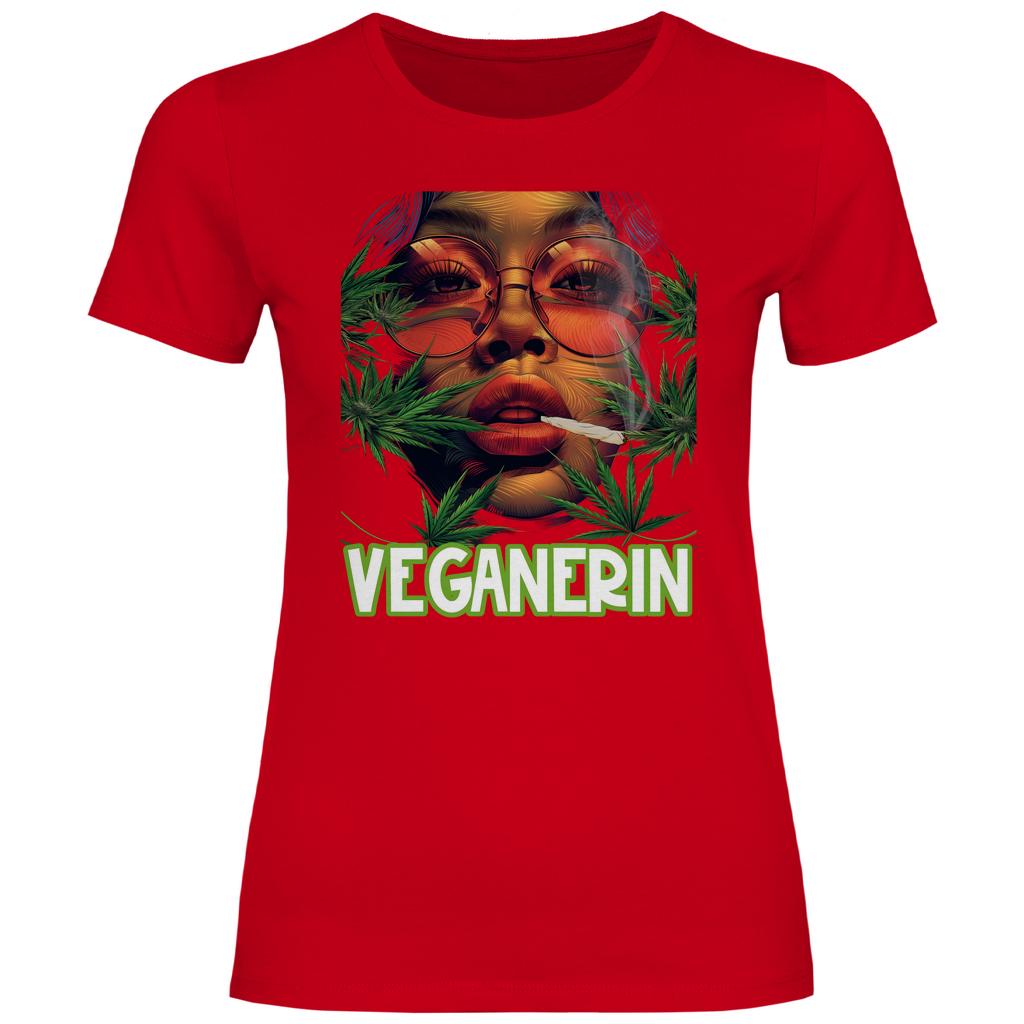 Veganerin - Damenshirt Red