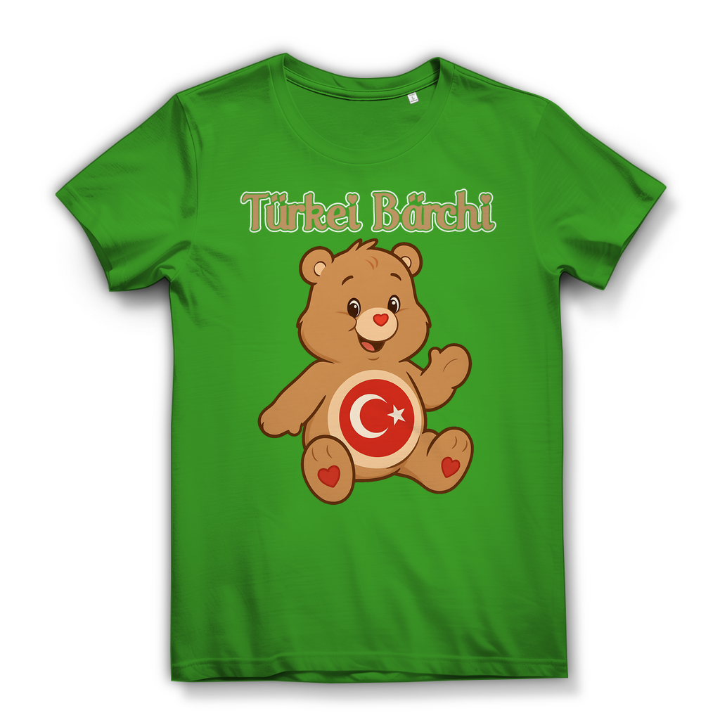 Türkei Bärchi - Glücksbärchi - Damen Premium Bio T-Shirt Real Green