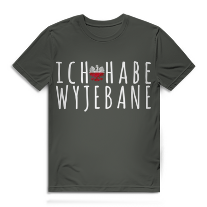 Wyjebane Shirt Männer – Lustiges Polska T-Shirt mit Spruch und polnischem Adler