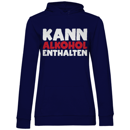 Kann Alkohol enthalten - Damen Hoodie
