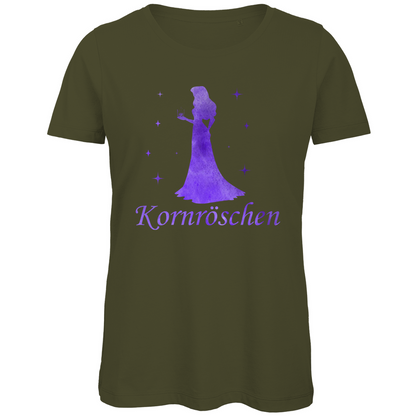 Kornröschen - Prinzessin Aquarell - Damen Premium Bio T-Shirt