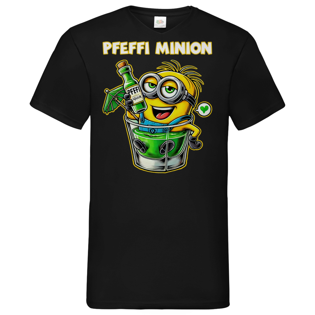 Pfeffi Minion - Herren V-Neck Shirt