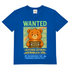 Herren V-Neck T-Shirt Wanted Glücksbärchi Wolkenland Extrem Gefährlich Süß Royal Blue