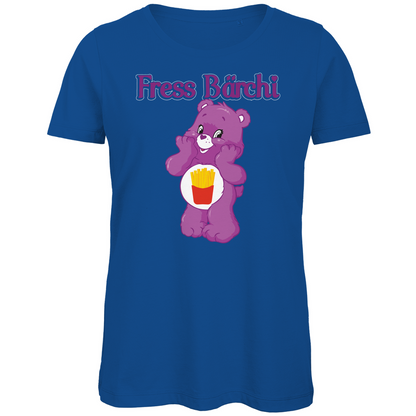 Fress Bärchi - Glücksbärchi - Damen Premium Bio T-Shirt Royal Blue