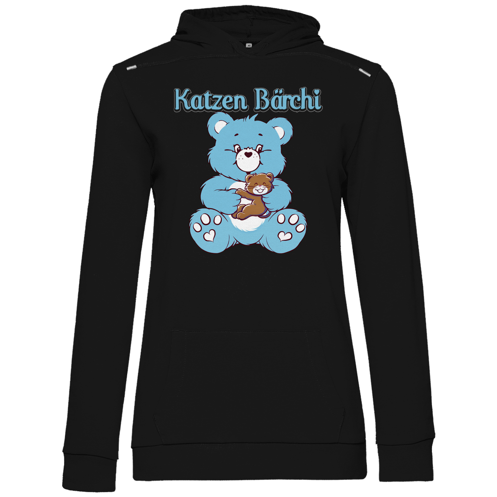 Katzen Bärchi - Glücksbärchi - Damen Hoodie Black