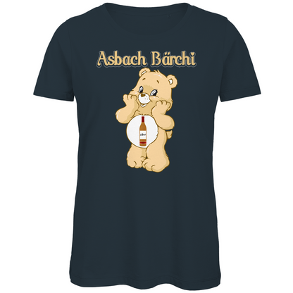Asbach Bärchi - Glücksbärchi - Damen Premium Bio T-Shirt Dark Grey