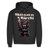 Böses Bärchi Kettensäge Herren Premium Bio Hoodie Black Pure