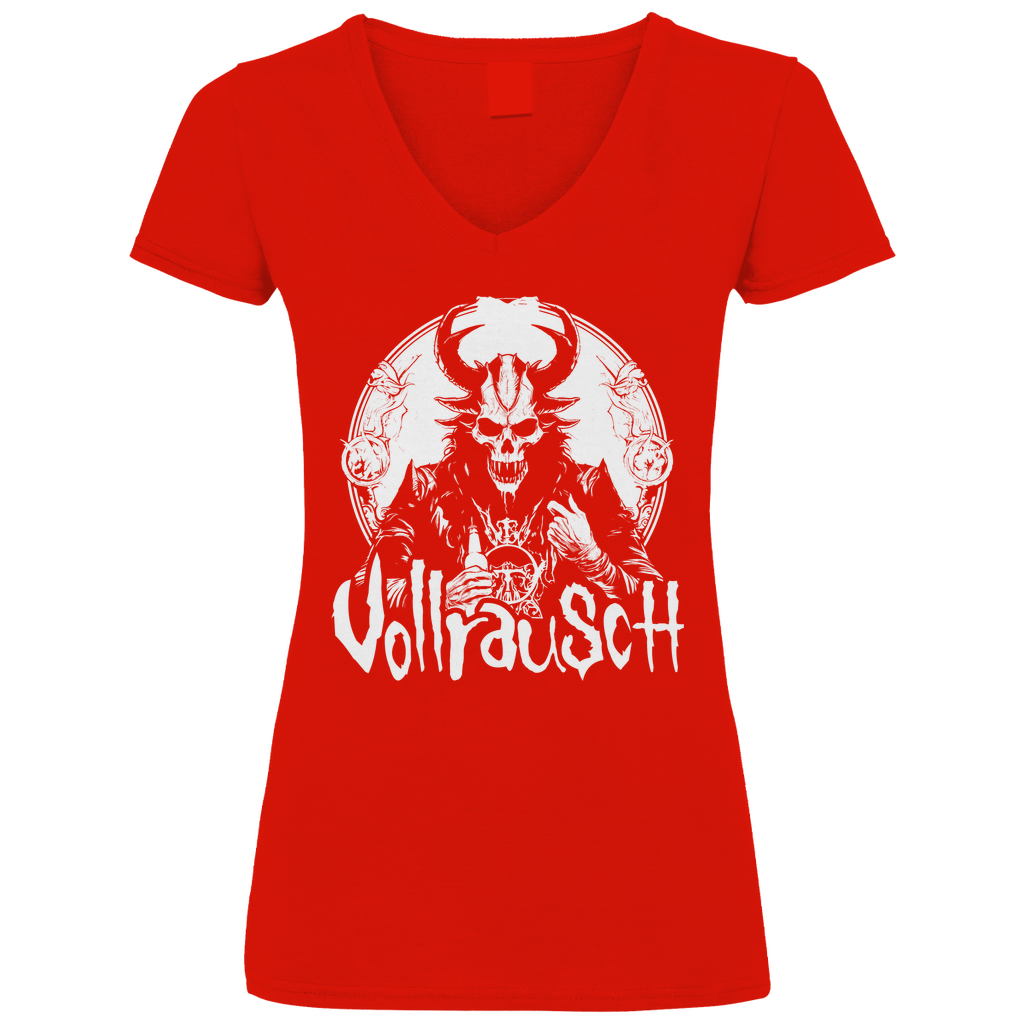 Vollrausch Slipknot - V-Neck Damenshirt