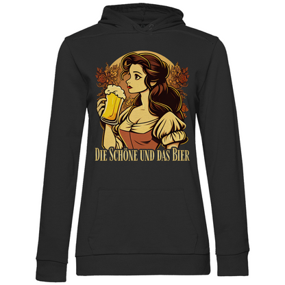 Die Schöne und das Bier Belle - Damen Hoodie