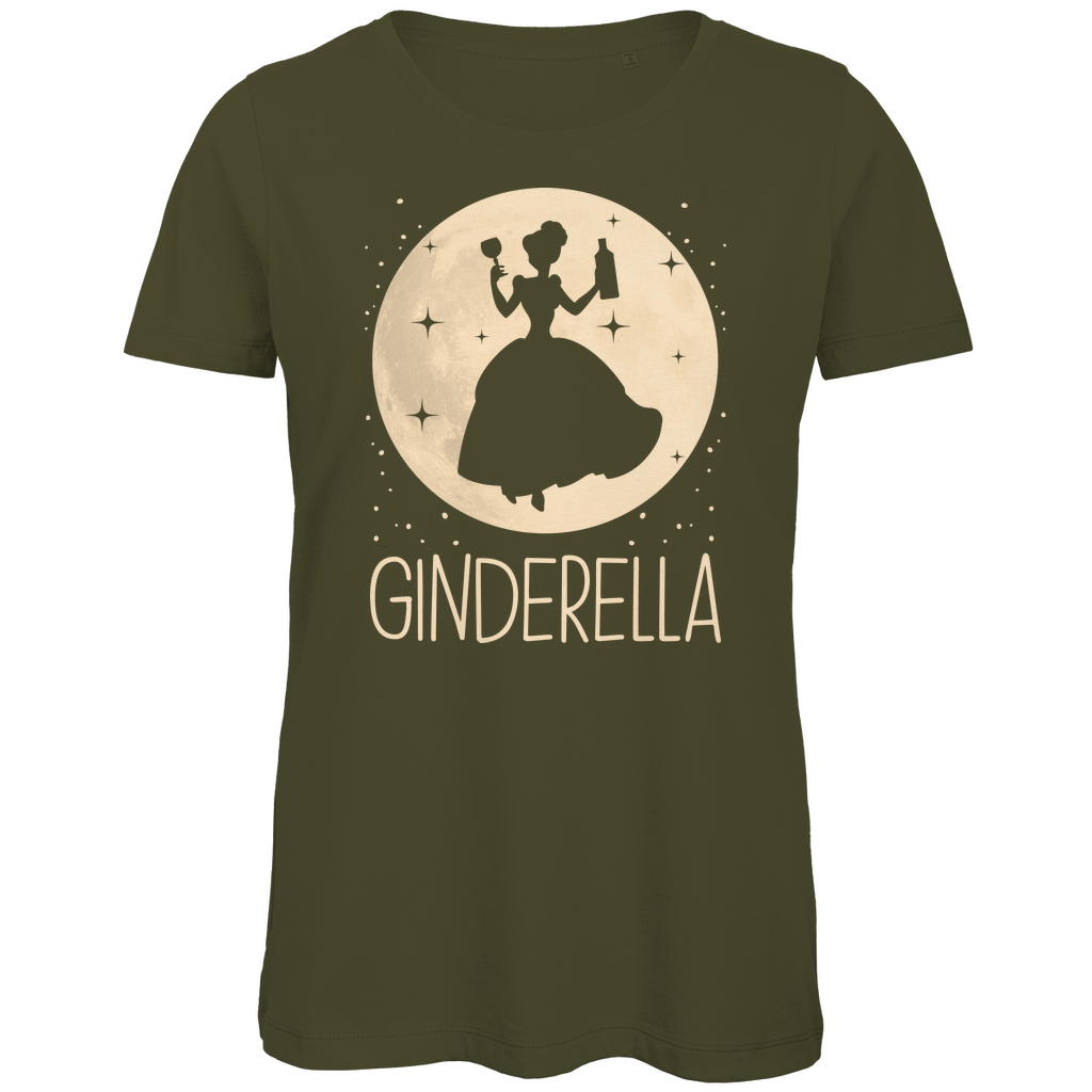 Mond Prinzessin - Ginderella - Damen Premium Bio T-Shirt Khaki