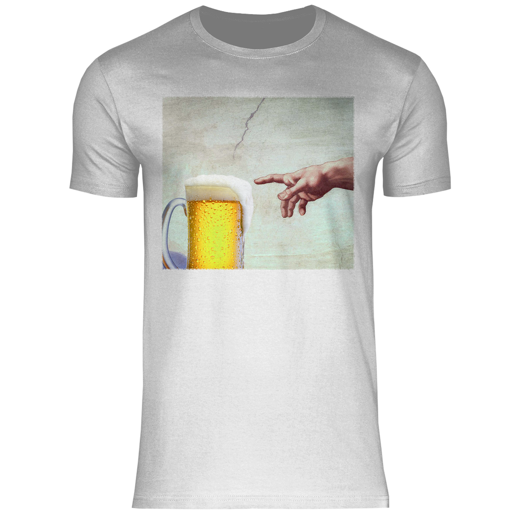 Gottes Hand mit Bier - Herren Shirt