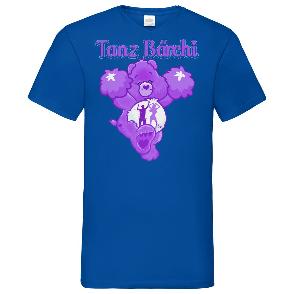 Tanz Bärchi - Glücksbärchi - Herren V-Neck Shirt