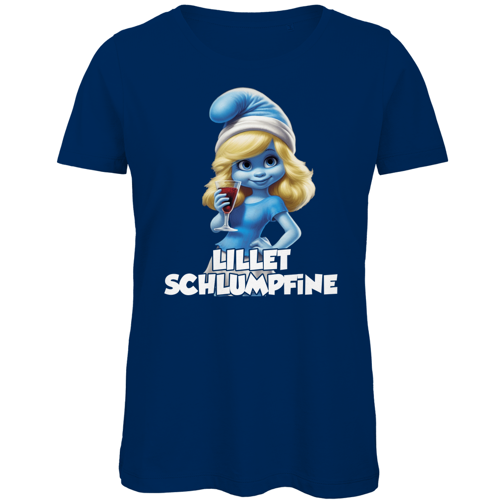 Lillet Schlumpfine Grafik - Damen Premium Bio T-Shirt