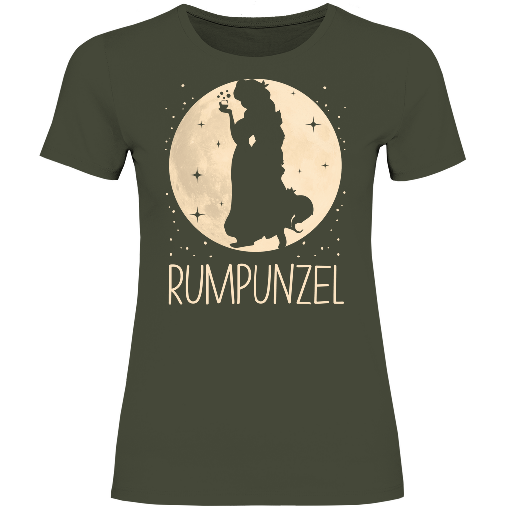 Mond Prinzessin - Rumpunzel - Damenshirt