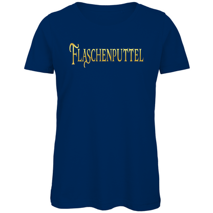 Flaschenputtel - Prinzessin Gold - Damen Premium Bio T-Shirt Navy